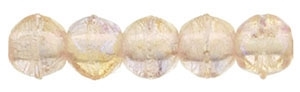 [ OR ] EC3-LR7010 - Czech English Cut Round 3mm : Luster Iris - Rosaline - 25 pieces
