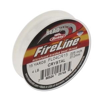 FireLine 4LB/Size B 15YD Crystal