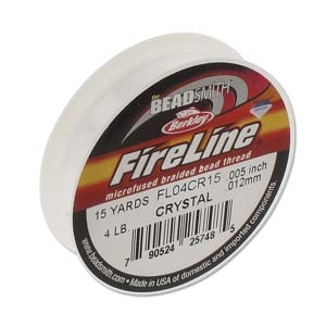 FireLine 4LB/Size B 15YD Crystal