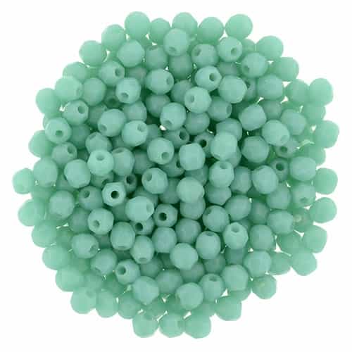 FP2-6313 - Firepolish 2mm : Turquoise - 25 pieces