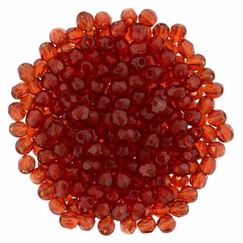 FP2-9008 - Firepolish 2mm : Siam Ruby - 25 pieces