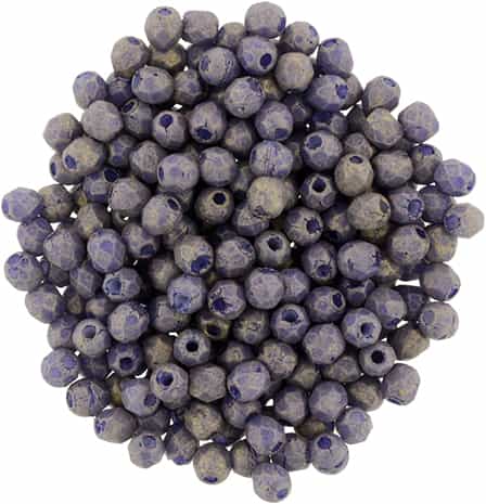 [ 2-1-F-3 ] FP2-PS1003 - Firepolish 2mm : Pacifica - Elderberry - 25 pieces