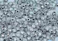 Firepolish 3mm : FP3-00030-27080 - Crystal Etched Labrador Full - 25 Count