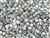 Firepolish 3mm : FP3-00030-98553E  - Crystal Etched Glittery Silver - 25 Count