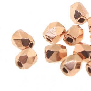 Firepolish 3mm : FP3-275 - Copper Penny - 25 Count