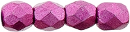 Firepolish 3mm : FP3-77062 - ColorTrends: Saturated Metallic Pink Yarrow - 25 Count