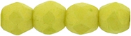 [ 1-1-F-2 ] Firepolish 3mm : FP3-PS1010 - Pacifica - Honeydew - 25 Count