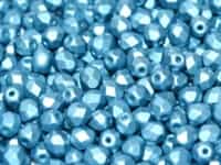 Firepolish 4mm : FP4-29436 - Alabaster Metallic Arctic Blue - 25 Count