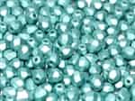 Firepolish 4mm : FP4-29455 - Alabaster Metallic Teal - 25 Count