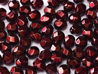 Firepolish 4mm : FP4-34279 - Heavy Metal Jet Burgundy - 25 Count