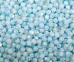 Firepolish 4mm: FP4-66000 - Crystal/Baby Blue - 25 pieces