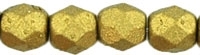 Firepolish 4mm: FP4-K0172 - Matte Metallic Aztec Gold - 25 pieces