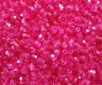 Firepolish 4mm: FP4-K3709 - Coated Hot Cranberry - 25 pieces