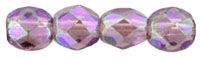 Firepolish 4mm : FP4-LR2006 - Luster Iris - Amethyst - 25 Count