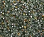 Firepolish 4mm: FP4-MA5050 - Peridot - Marea - 25 pieces