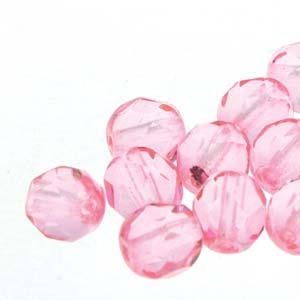 Firepolish 6mm: FP6-67282 - New Rose - 25 pieces