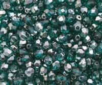 Firepolish 6mm : FP6-Z6023 - Viridian - Celsian - 25 pieces