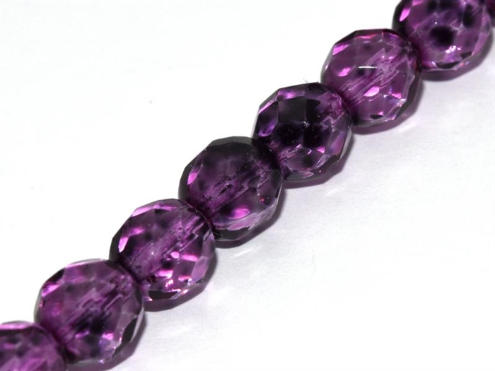 FirePolished 8mm : FP8-64229 - Dark Plum - 10 Count