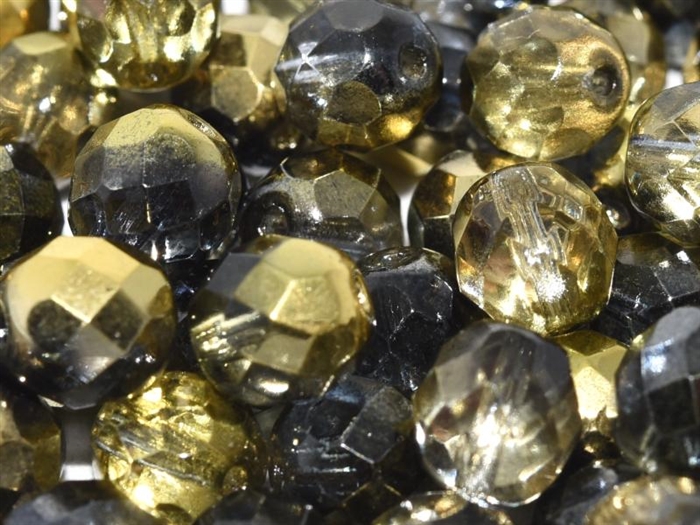FirePolished 8mm : FP8-98005  - Crystal Sunny Magic Night - 10 Count