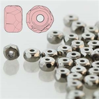FPMS2300030-27400 - 2x3mm Faceted Micro Spacers - Chrome - 25 Pieces
