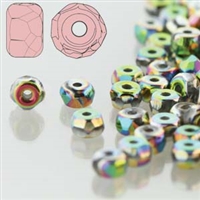 FPMS2300030-28103 - 2x3mm Faceted Micro Spacers - Full Vitrail - 25 Pieces