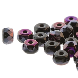 FPMS2323980-23001 - 2x3mm Faceted Micro Spacers - Brown Flare - 25 Pieces