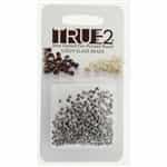 FPR0200030-27400-R - Fire Polish True 2mm Beads -  Crystal Full Chrome - Approx 2 Grams - 200 Beads Factory Pack