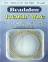 'French' Wire Gold Plated 1 Meter Fine