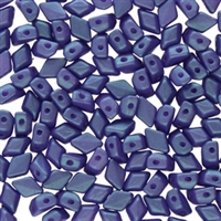 GD6402010-24510 - Matubo Mini GemDuo Beads - 6x4mm - Tropical Blue Grape - 25 Count