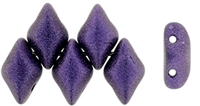 [ 4-2-F-2 ] GD6423980-79021 - Matubo Mini GemDuo Beads - 6x4mm - Metallic Suede Purple - 25 Count