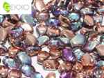 GEKKO-00030-98533 - Gekko 3 x 5 mm Crystal Copper Rainbow - 25 Count