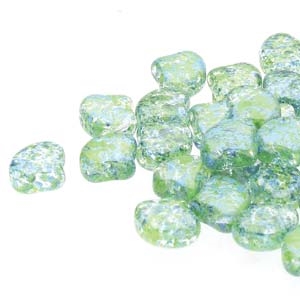 Ginko : GNK8700030-24404 - Confetti Splash Blue Green - 25 Beads
