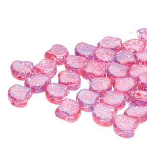 [ 8-1-B-1 ] Ginko : GNK8700030-24407 - Confetti Splash Violet Red - 25 Beads