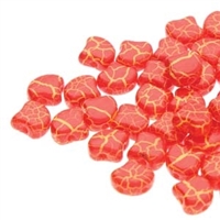 Ginko : GNK7802010-24609 - Ionic Red/Yellow - 25 Beads