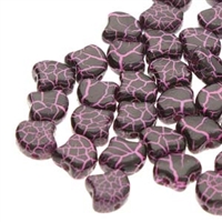 Ginko : GNK7802010-24615 - Ionic Jet/Pink - 25 Beads