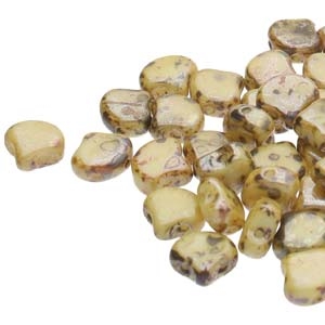 Ginko : GNK8703000-43500 - White Rembrandt - 25 Beads