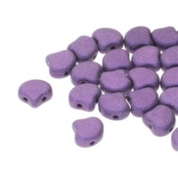 [ 8-1-B-3 ] Ginko : GNK8723980-79021 - Metalic Suede Purple - 25 Beads