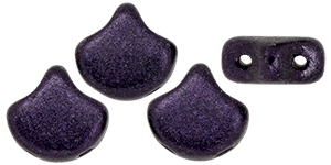 Ginko : GNK8723980-79022 - Metallic Suede Dark Purple - 25 Beads