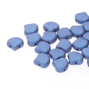 Ginko : GNK8723980-79031 - Metallic Suede Blue - 25 Beads