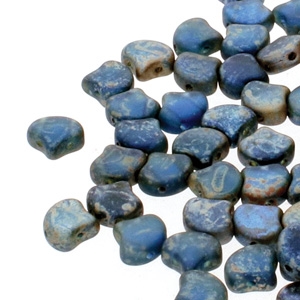Ginko : GNK8730060-83500 - Sapphire Matte Rembrandt - 25 Beads