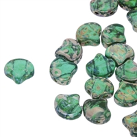 Ginko : GNK7850720-43500 - Emerald Rembrandt - 25 Beads