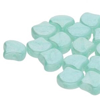 Ginko : GNK7861100-14400 - Opal Green Aqua White Luster - 25 Beads