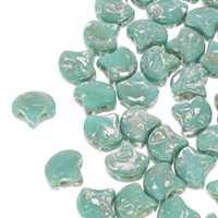 Ginko : GNK7863130-43400 - Turquoise Picasso - 25 Beads