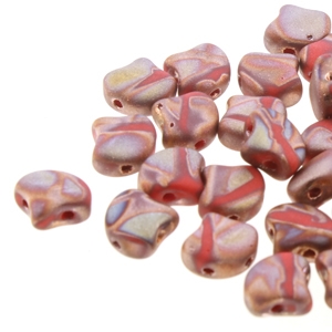 Ginko : GNK8793200-27173 - Opaque Red Matte Apollo  - 25 Beads