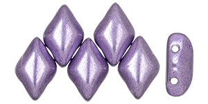 GemDuo-06B08 - GemDuo 2-Hole Beads - 5x8mm - Saturated Metallic Crocus Petal (8 Grams - Approx. 55 pcs)