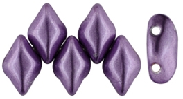 GemDuo-07B06 - GemDuo 2-Hole Beads - 5x8mm - ColorTrends: Saturated Metallic Grapeade (8 Grams - Approx. 55 pcs)