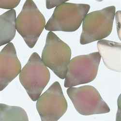 GemDuo-M28172 - GemDuo 2-Hole Beads - 5x8mm - Matte Backlut Utopia (8 Grams - Approx. 55 pcs)