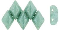 GemDuo-P14459 - GemDuo 2-Hole Beads - 5x8mm - Opaque - Luster Teal (approx 55 pcs)