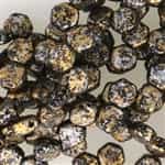 Czech 2-Hole 6mm Honeycomb Beads - HC-23980-45704 - Tweedy Gold - 25 Count