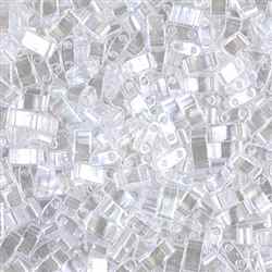 [ 8-3-B-1 ] 5 Grams HTL-160 TL Crystal Miyuki Half Tila Beads